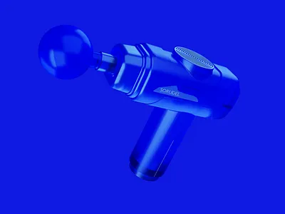 Massage Gun 3d 3d modeling blender branding design graphic design illustration model
