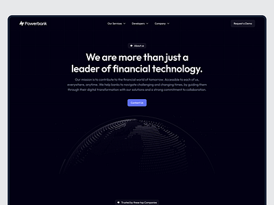 Saas About Us Page about us branding design ui website