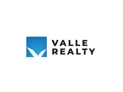 Valle Realty minimalist logo design branding daily logo daily logo challenge daily logo design graphic design illustration logo logo challenge logo design minimalist logo modern logo simple logo typography vector