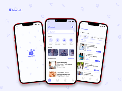 Healtaliz! case study experience health mobile mobile app research ui ux
