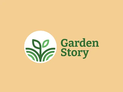 Garden Story minimalist logo design branding daily logo daily logo challenge daily logo design design graphic design logo logo design minimalist logo modern logo vector
