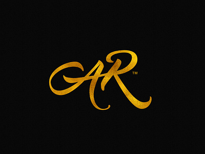 AR monogram logo with realistic gold hot foil effect branding daily logo daily logo challenge daily logo design design gold foil gold hot foil graphic design hot foil stamp hot foil stamp effect logo logo challenge logo design monogram logo photoshop effects typography vector
