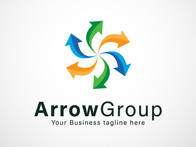 vector arrow group logo template design arrow arrow design arrow group arrow logo arrow vector business business logo clean company design logo symbol vector arrow