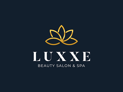 Luxxe Beauty Salon & Spa logo branding daily logo daily logo challenge daily logo design design graphic design logo logo challenge logo design vector