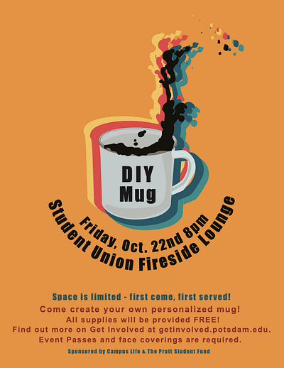 DIY Mug Poster 2d 2d design advertising graphic design illustrator marketing promotion promotional typography