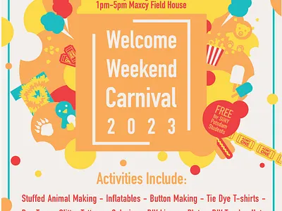 Welcome Weekend 2023 2d 2d design advertising graphic design illustration illustrator marketing print design promotion promotional design typography vector