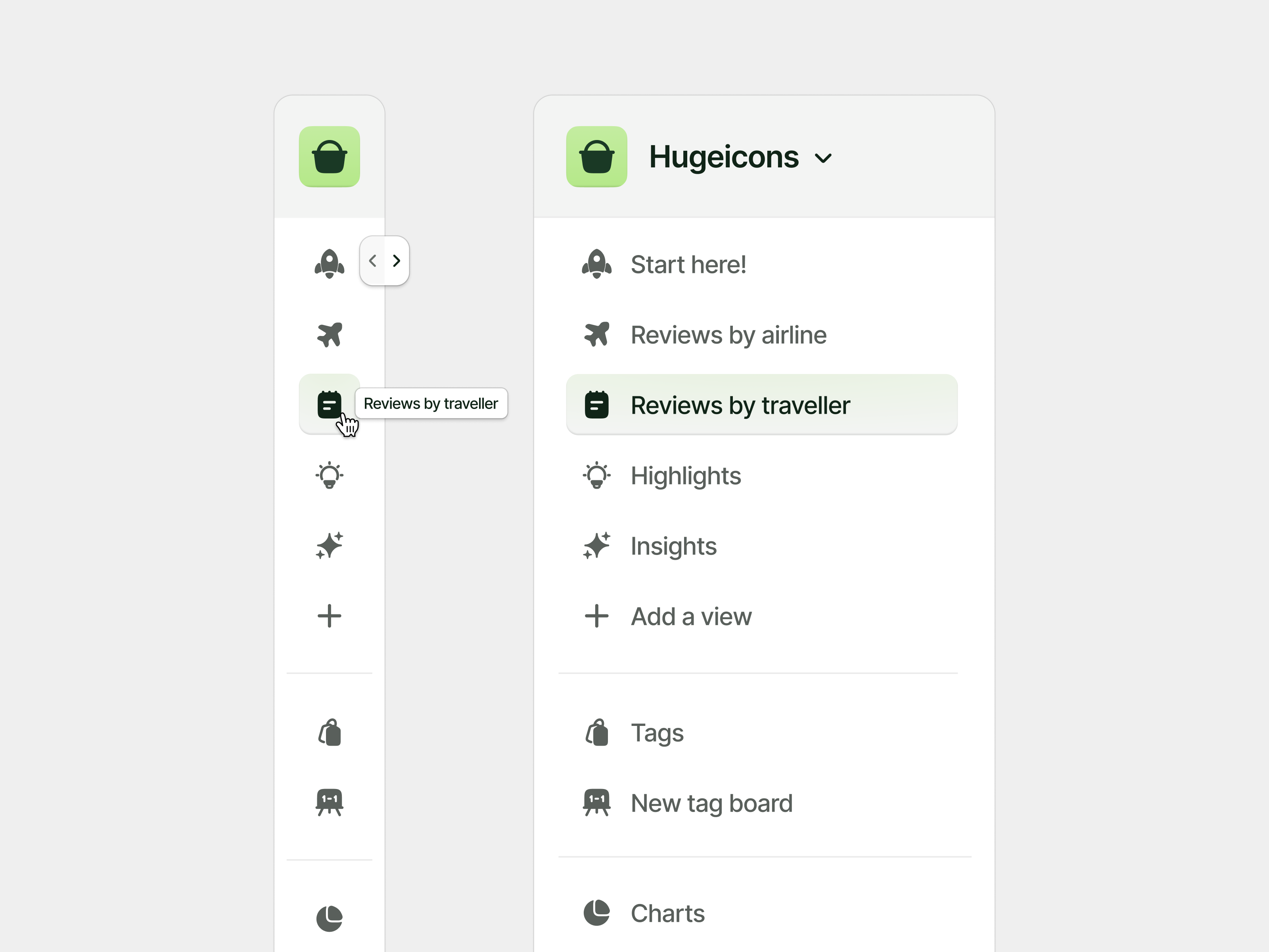 Sidebar Navigation Hugeicons Pro by Hugeicons on Dribbble