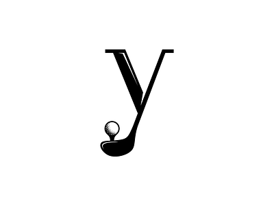 Y Golf Logo branding golf golf logo golf stick golf stick logo initials y initials y logo letter y letter y logo logo y y logo