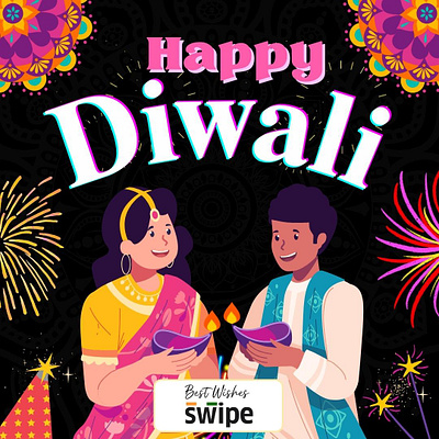 Happy Diwali celebrations crackers diwali diwaligreetings diwalipost diwaliposter diwaliwishes fireworks swipebilling