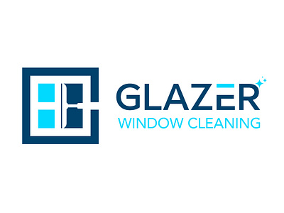 Glazer Window Cleaning: Logo for a Sparkling Impression cleaninglogo cleaningservicesdesign crystalclearbrand dribbbleshot glazer window cleaning glazerlogodesign logoinspiration maintenancebrand sparklingwindows windowcleaninglogo