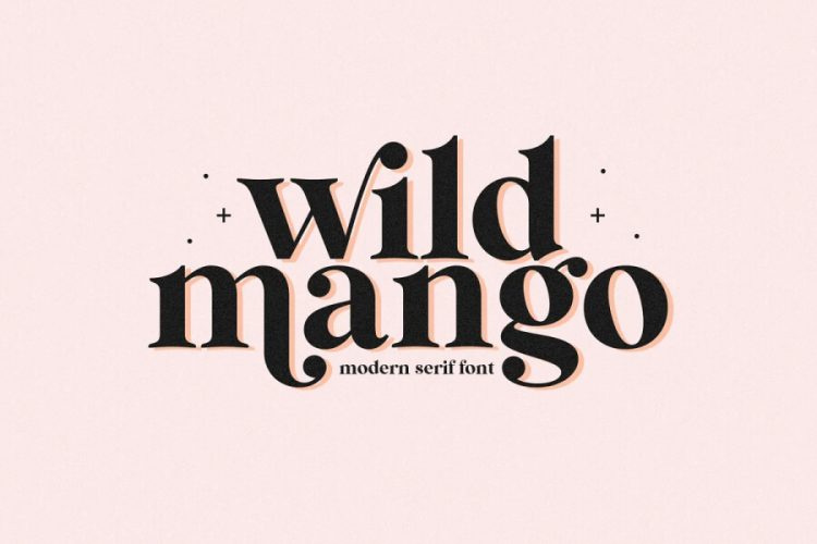 Wild Mango Font | Modern Serif Font