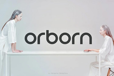 Orborn Font: Round Futuristic font