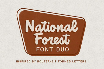 National Forest Font font