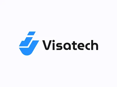 Letter V with I letter logo, Tech, technology logo, modern logo abstract logo branding i i logo letter logo lettermark logo logo mark symbol icon logomark logotype minimal logo modern logo stratup branding v v logo visatech visual identity design