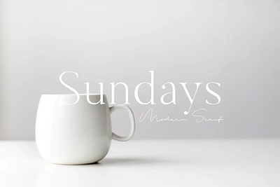 Sundays Font: Modern Serif font