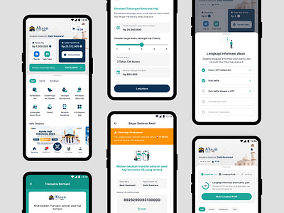 Hajj and Umrah Application – Ahsan by BPKH applications apps business clean design hajj mobile productdesign saas ui uidesign uiuxdesign umrah userinterface ux uxdesign