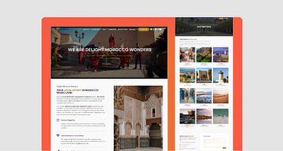 Delight Morocco Wonders Website Design & Development blincks branding destinations elementor graphic design logo morocco morocco travel template travel travel website typography ui ux web design web development website design website templates wordoress