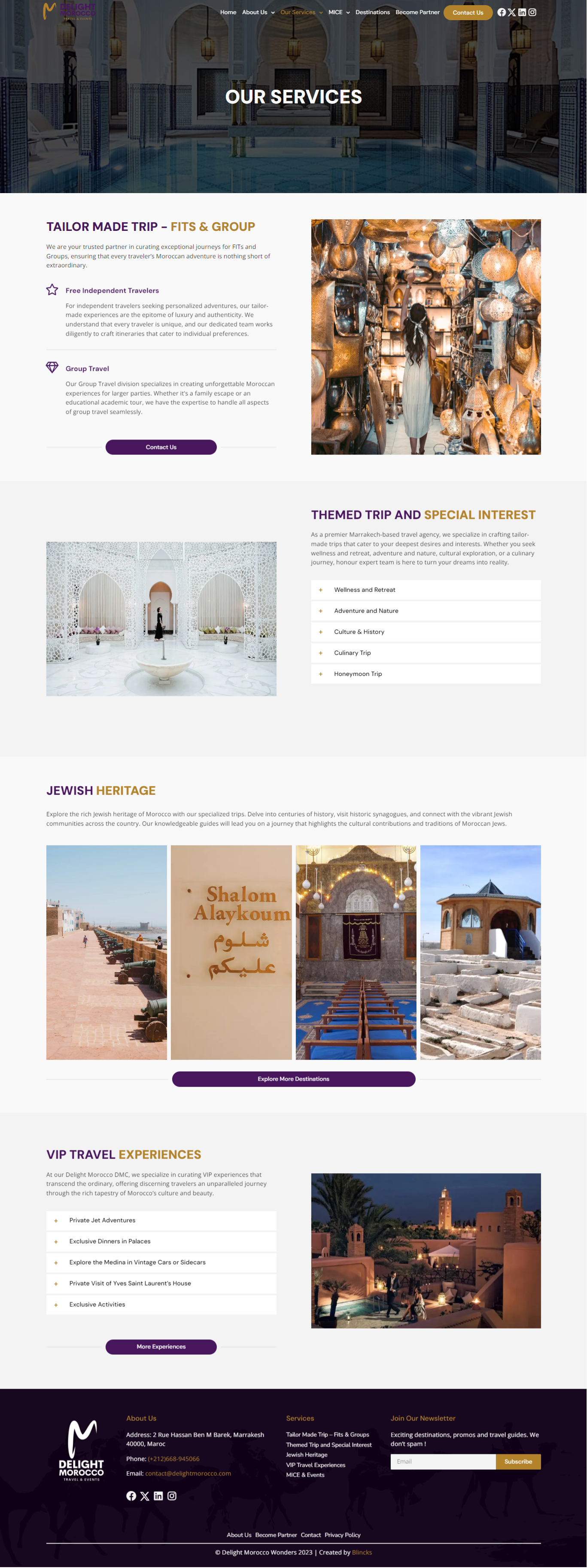 Example of Word Press Web Development