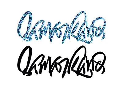 Samarkand lettering logo samarkand tile