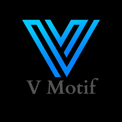 Logo with V Motif adobephotoshop branding business card graphic design illustration logo typography
