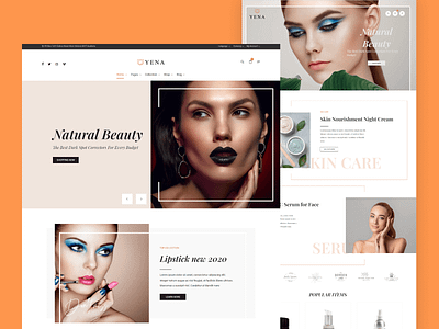 Beauty & Cosmetic HTML Template - Yena store