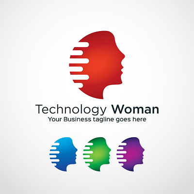 Vector Woman logo template design business business logo company company logo design logo man man logo minimal symbol technology logo woman woman logo