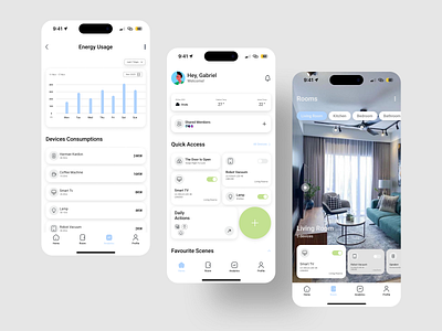 "Smart home" mobile app