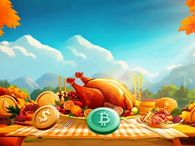 Thanksgiving blockchain operation activities app branding design graphic design icon illustration logo ui ux