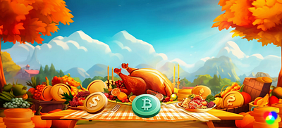 Thanksgiving blockchain operation activities app branding design graphic design icon illustration logo ui ux