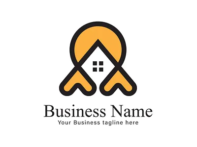 Creative and minimalist real estate logo design template business business logo clean logo company company logo design home home logo logo real estate real estate logo symbol