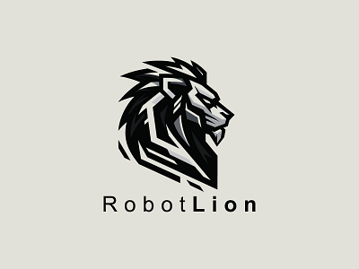 Robot Lion Logo lion lion logo lion vector logo lions lions logo tiger logo wild lion