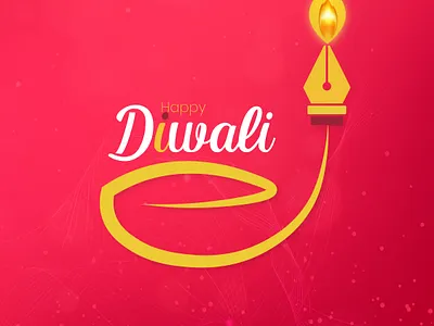 Happy Diwali Social Media Creative Post adobe illustrator ads celebration creative design diwali diya festival post graphic graphic design happiness hinduism illustration pen tool post social media vector