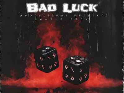 Cover Art - Bad Luck album album cover branding cover cover art graphic design hip hop music cover