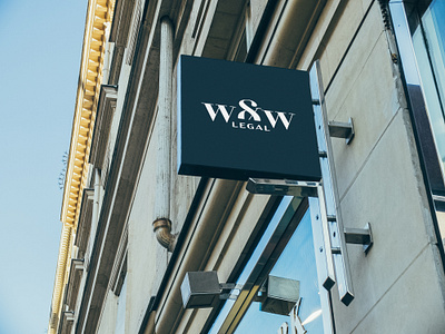 W&W legal office logo design