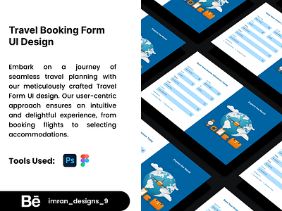Travel Booking Form UI Design booking form travel form travl booking form ui design ui ui design ux