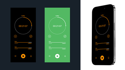 Stopwatch times app interface daily ui product design ui ui design ux design