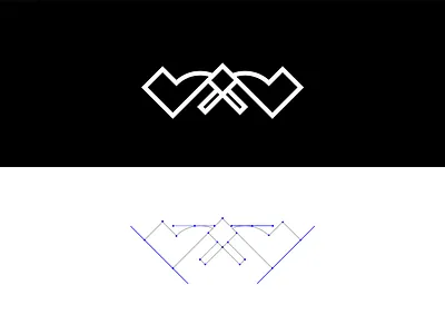 rectangle bird bird birds branding creative design graphic design idendity logo logos logotype minimal modern rectangle