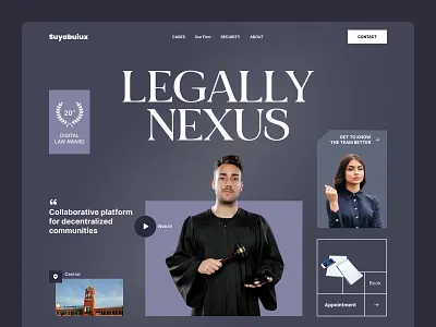 Legally nexus web hero section advocate consultancy consultancywebsite landing page law law consulting law firm law website lawfirmdesign lawyer legal advisor legal lawyers legal support legally nexus ui uidesign uiux userexperience web design webdesign