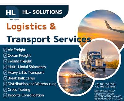 HL Smart Logistics Solutions air freight in land freight logistics logistics commercial logistics posts ocean freight