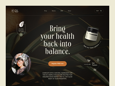 Neue Blane Website design interface product service startup ui ux web website