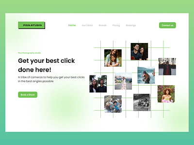 Pic_studios logo photography pictures studio studiowebdesign ui uiux ux webdesign website websiteddesign