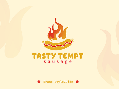 Tasty Tempt bakery logo bbq logo brand identity branding design food court logo food logo graphic design illustration letsgroit logo logo design logofolio logomark logonation logotipo logotype restaurant sausage logo visual identity