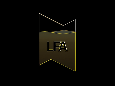 LFA Logo 3d automobile glass logo manufacturer washer fluid