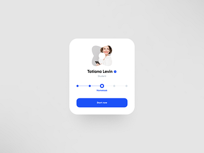Student card UI app design interface ui ui kit ux webdesign