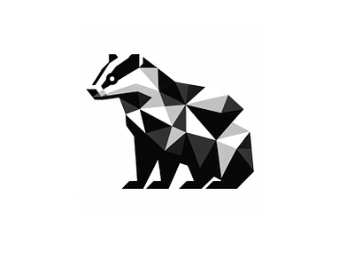 BADGER - 2024 abstract animal badger blaireau branding design graphic design icon identity illustration logo ui vector