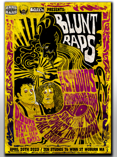 Blunt Raps digitaldrawing digitalillustration drawing flyer flyerdesign graphic graphic design illustration poster posterdesign psychedelic psychedelicart psychedelicposter retro retroart