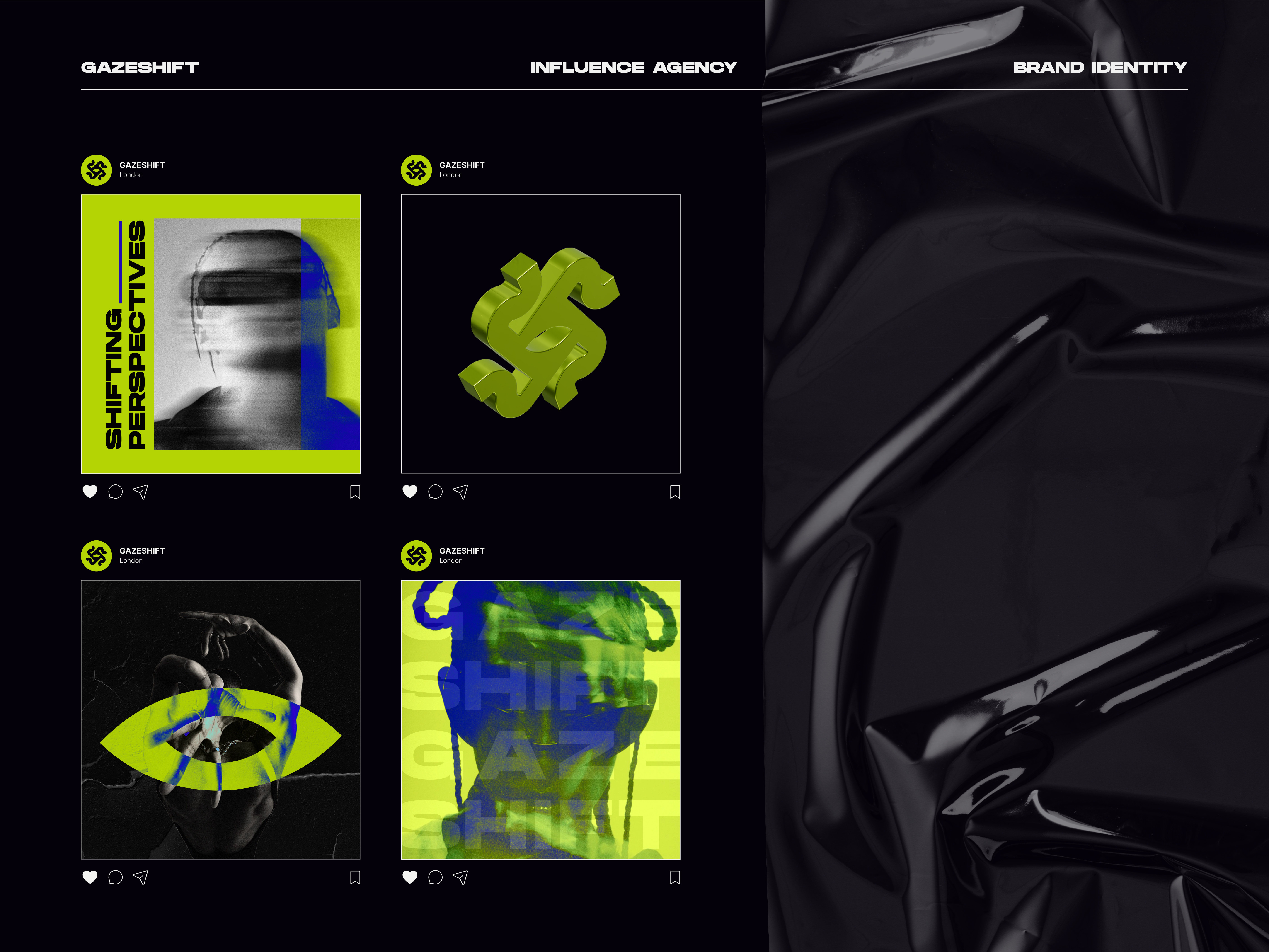 GAZESHIFT - BRAND IDENTITY brand identity branding design graphic design graphic designer identity logo marketing smm