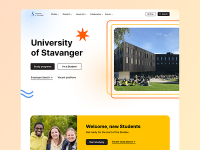 University landing redesign design education figma landing redesign ui ux