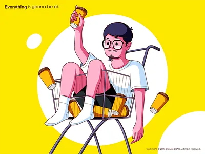 Morning C cafe character coffee festival illustration