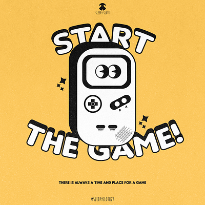 Start The Game! design graphic design illustration